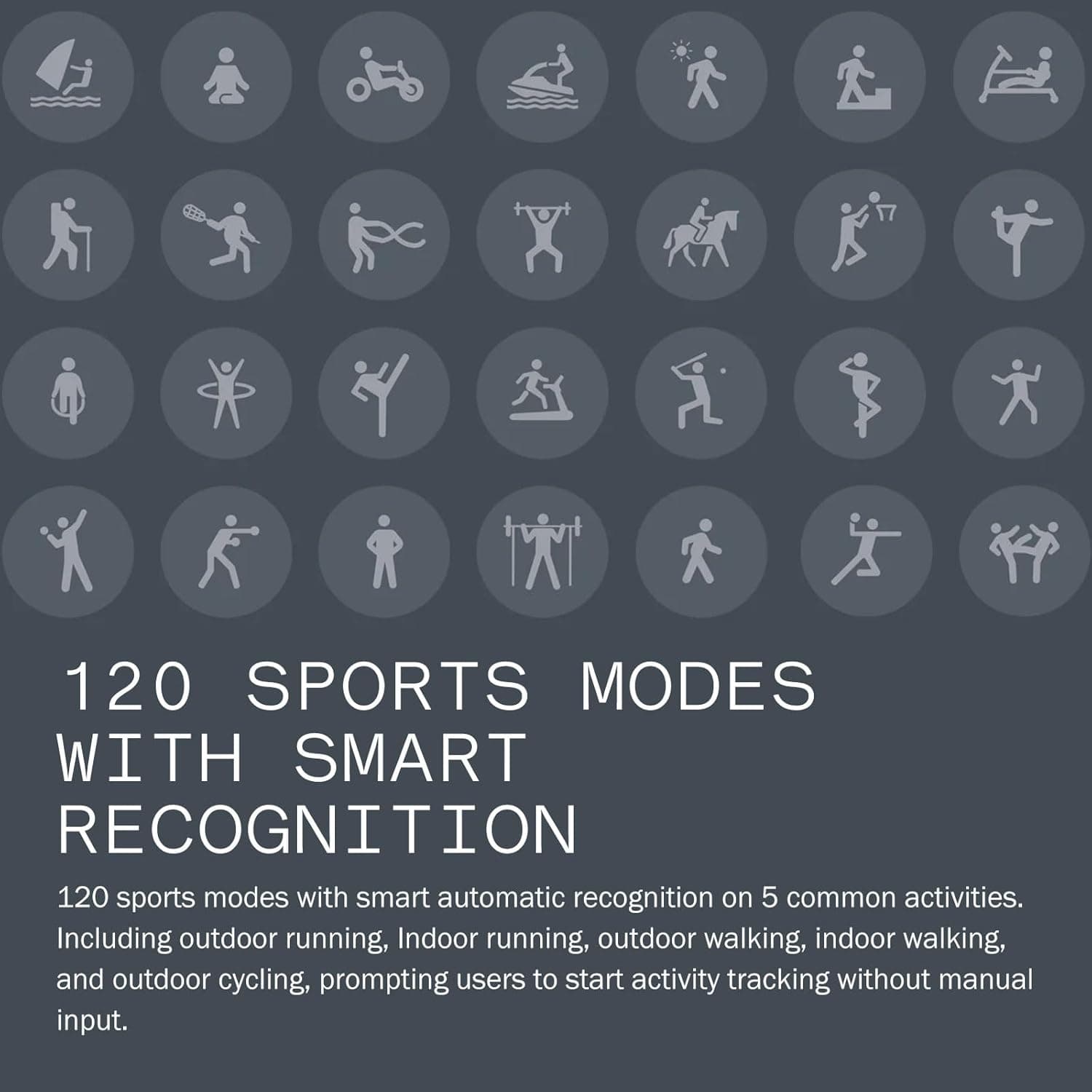 CMF WATCH PRO 2 Smartwatch, Heart Rate Fitness Tracker, 120 Sports Modes, AI Noise-Reduction Bluetooth Call, IP68 Waterproof GPS, for Android and iOS, Dark Gray 3