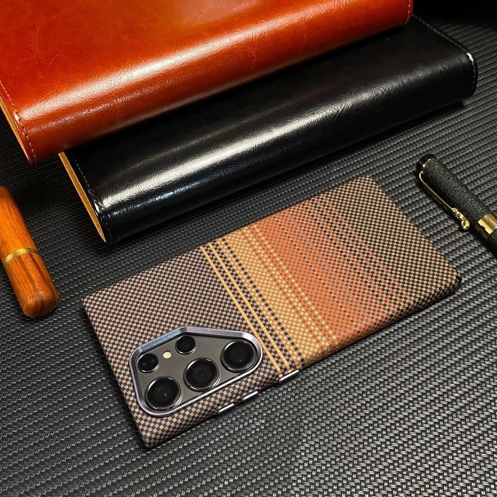 Teklito compatible for samsung galaxy s25 ultra 6.9" Case Compatible with MagSafe | UltraGaurd Aramid Fiber Woven Cover with a Caseless Feel | Thin, Light & Protective Case 4