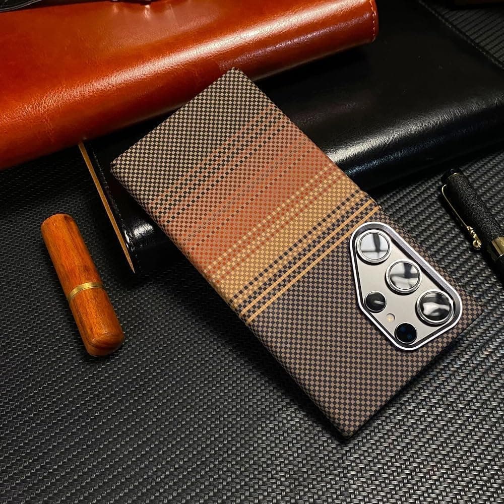 Teklito compatible for samsung galaxy s25 ultra 6.9" Case Compatible with MagSafe | UltraGaurd Aramid Fiber Woven Cover with a Caseless Feel | Thin, Light & Protective Case 3