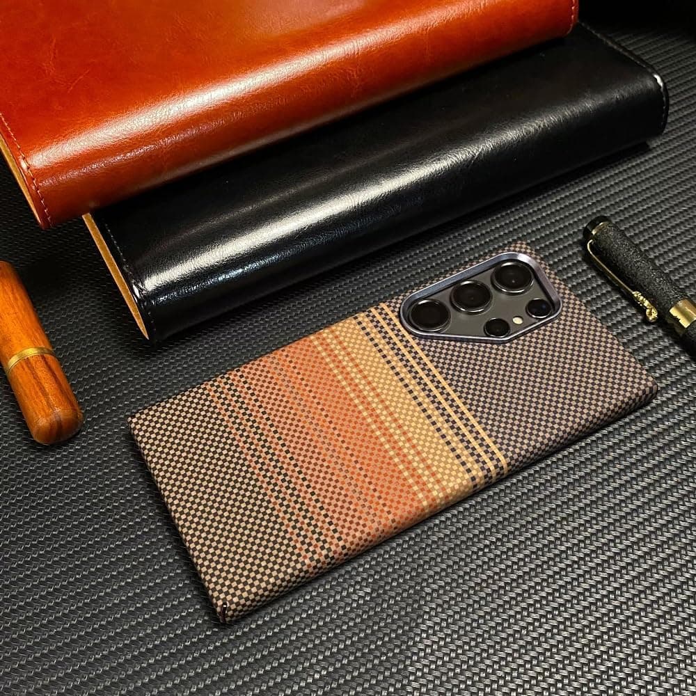 Teklito compatible for samsung galaxy s25 ultra 6.9" Case Compatible with MagSafe | UltraGaurd Aramid Fiber Woven Cover with a Caseless Feel | Thin, Light & Protective Case 2